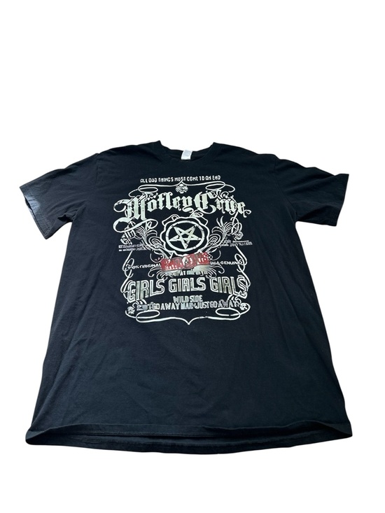 None Tops - 🆕Mötley Crüe Black Graphic Short Sleeve Tee